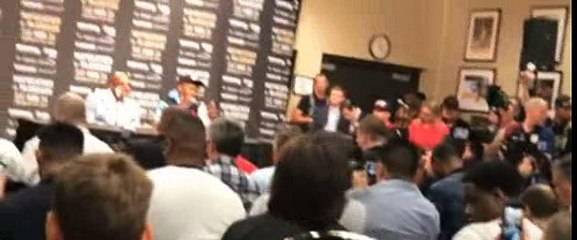 Gregor and Mayweather Presser exclusively for you