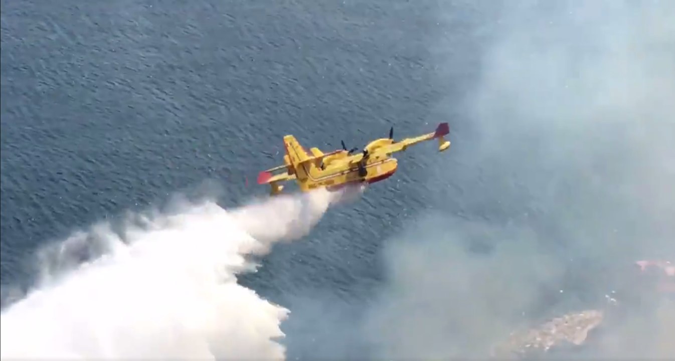 Emergency Services Battle Several Wildfires in Southern Italy