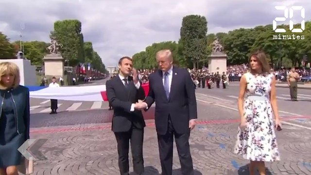La (nouvelle) poignée de main folle de Donald Trump - Le Rewind du lundi 17 juillet 2017