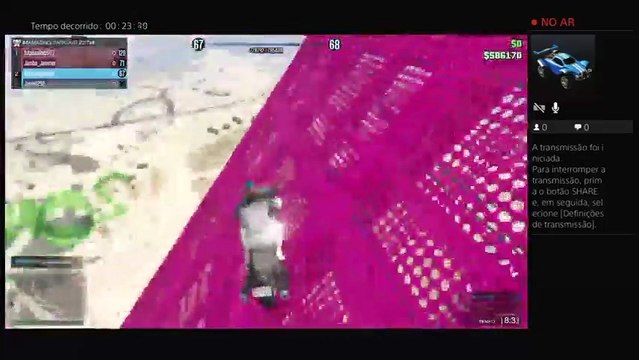 Livestream#1 Gta online Fazendo corridas e mais coisas