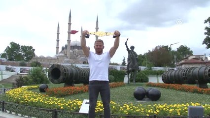 Kırkpınar Başpehlivanı Ismail Balaban'ın Açıklamaları