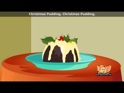 Christmas Pudding - Nursery Rhyme with Lyrics (HD)
