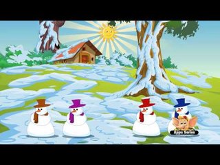 Five Tubby Snowmen - Nursery Rhyme (HD)