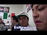 Robert Garcia Mikey Garcia Danny Garcia Reunite - Twin Starts CRYING  EsNews Boxing