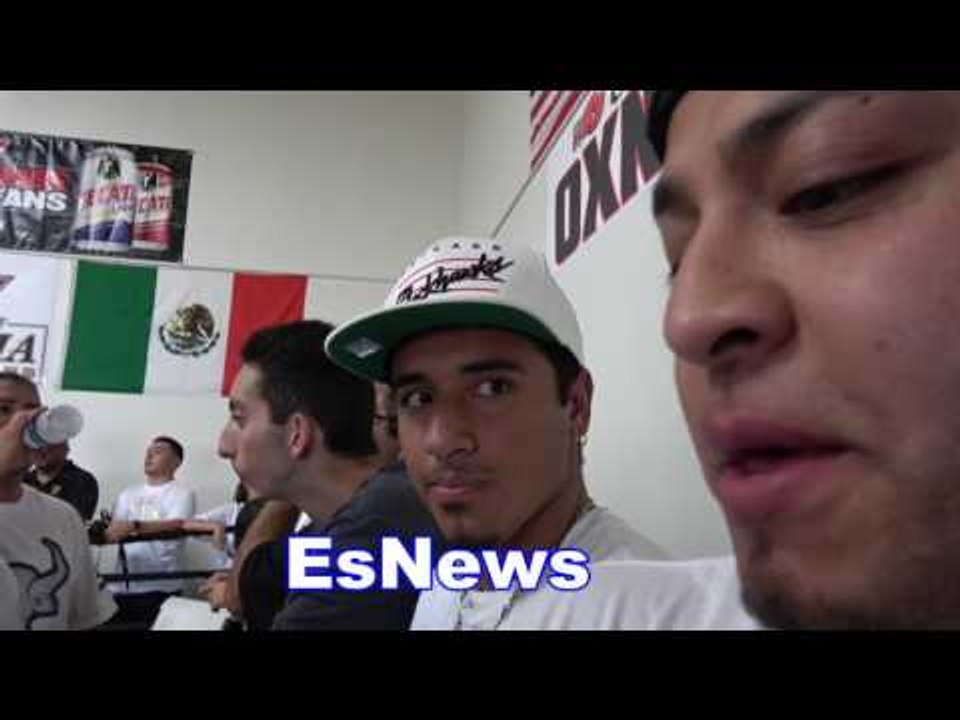 Robert Garcia Mikey Garcia Danny Garcia Reunite - Twin Starts CRYING  EsNews Boxing