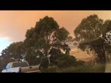Smoke From California's Whittier Fire Fills the Sky