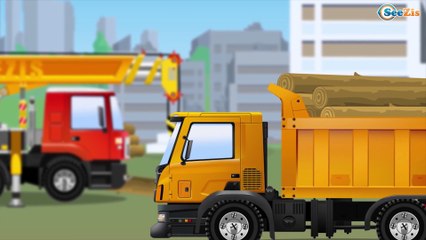 Le Camion Benne Curieux et les Camions dessin animé! 40 MIN Compil | Dessins animés en francais 2017