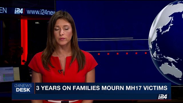 i24NEWS DESK | 3 years on families mourn MH17 victims | Monday, July 17th 2017