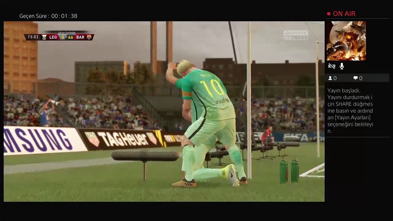 erenkamer1 Kullanıcısının Canlı PS4 Yayını #10 bolume ozel 100 goll challenge (17)