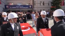Konya Denetim Noktasında Minibüsün Çarpması Sonucu Şehit Olan Polis, Memleketine Uğurlandı