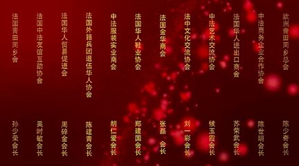 十二侨团联合祝贺法国福州十邑同乡会成立两周年 - Le groupe des 12 Associations félicite l'Association des Compatriotes de Fuzhou en France