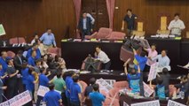 Taiwanese Lawmakers Have An All-Out Brawl