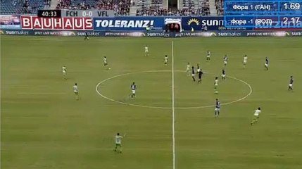 Kaylen Hinds GOAL HD - Hansa Rostock (Ger) 0-1 Wolfsburg (Ger) 17.07.2017
