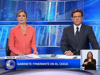 Presidente Lenín Moreno lideró el segundo Gabinete Itinerante en el Coca