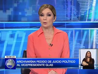 Download Video: Asambleístas de Alianza País ratifican su postura de archivar el proceso de juicio político al Vicepresidente Glas