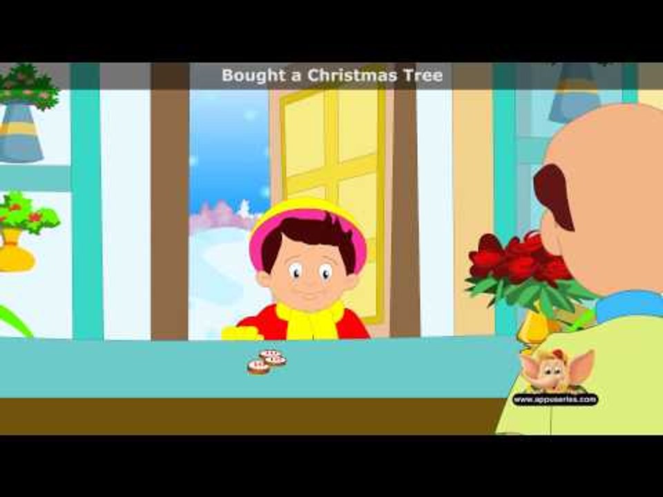 Three Christmas Trees - Nursery Rhyme with Lyrics and Sing Along