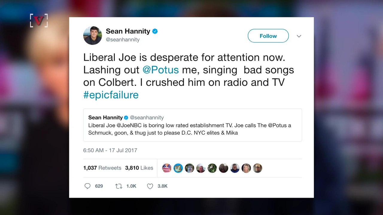 Sean Hannity Says MSNBC's Joe Scarborough 'Sold His Soul' To Keep His Job