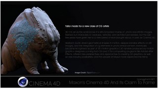 Cinema4D and Its Claim to Fame