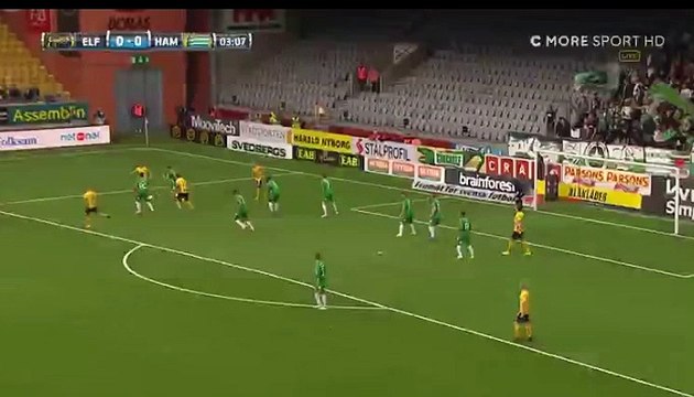 Simon Lundevall GOAL HD - Elfsborg 1-0 Hammarby 17.07.2017