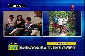 Niño afectado por peligrosa ameba se recupera milagrosamente