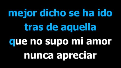 La ultima copa -  Los panchos -  Karaoke  - Letra
