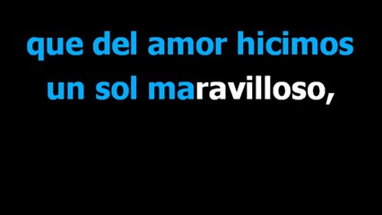 Nosotros  - Los panchos  - Karaoke  - Letra