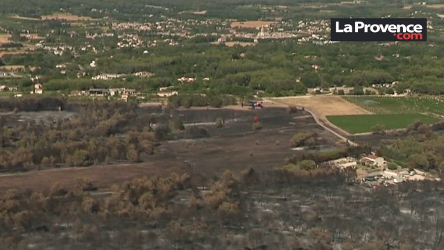 Incendie de Saint-Cannat : la zone sous haute surveillance, le danger toujours présent