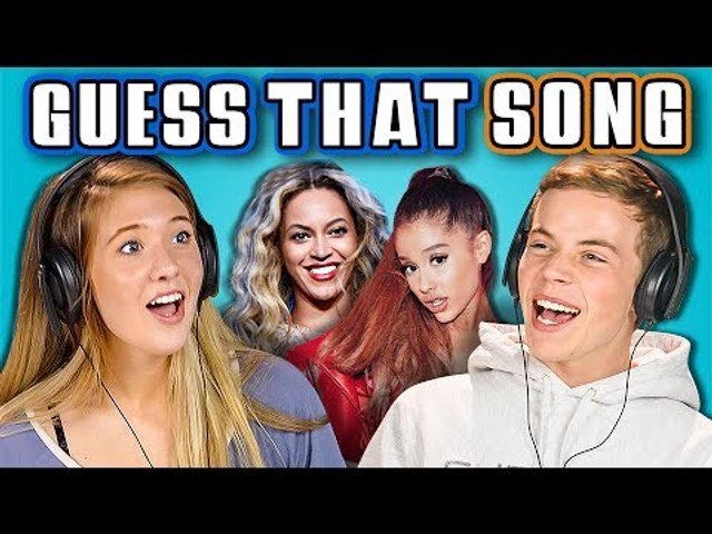 TEENS GUESS THAT SONG CHALLENGE #4 (REACT) - video Dailymotion