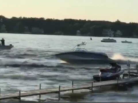 Runaway Boat On Indiana Lake Leaves Four Injured
