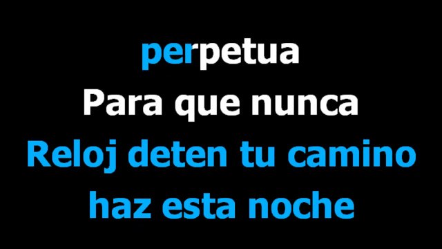 Reloj - Los panchos - Karaoke - Letra