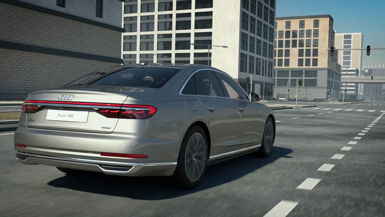 Audi A8 - zentrales Fahrerassistenzsteuergerät (zFAS) Animation