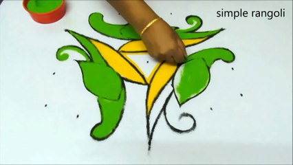 muggulu designs with 7x4 dots, easy kolam designs, simple rangoli art designs