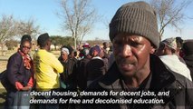 South Africa: Soweto residents protest housing conditions