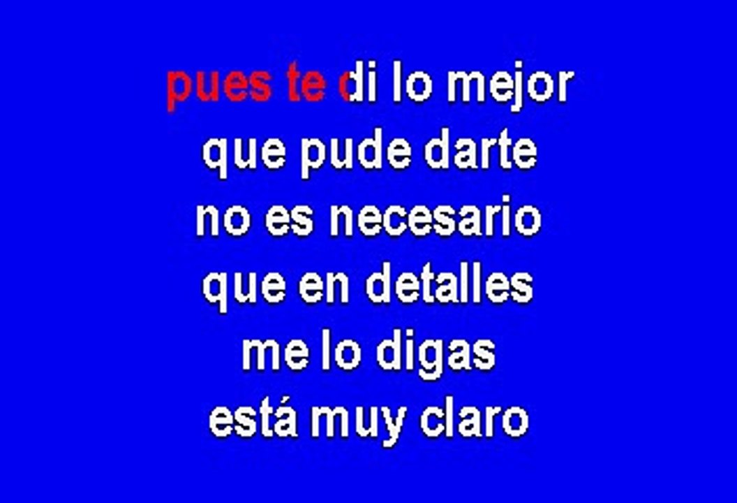 Bronco - Basta (Karaoke)