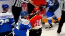 Russian Hockey Player Entire Opposing Team