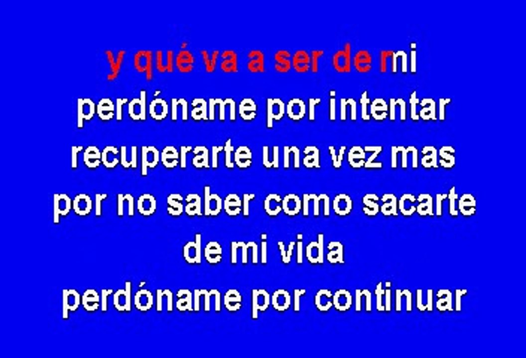 Bronco - Perdoname (Karaoke)