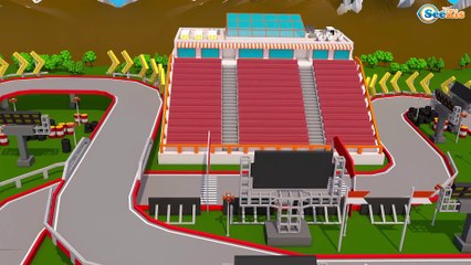 Learn Colors with Small Car for Children - Cars for Kids & Learn Numbers for Kids Nursery Rhymes