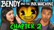 DISNEY HORROR IS BACK! | Bendy and the Ink Machine: Chapter 2 (Teens React: Gaming)
