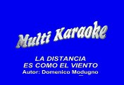 Domenico Modugno - La Distancia Es Como El Viento (Karaoke)