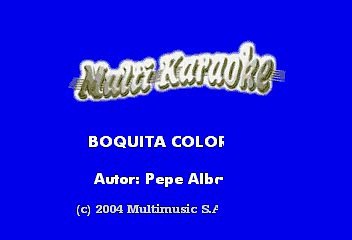 EXTERMINADOR - BOQUITA COLORADA  (KARAOKE)