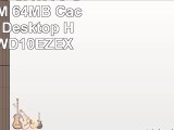 WD Blue 1TB SATA 6 Gbs 7200 RPM 64MB Cache 35 Inch Desktop Hard Drive WD10EZEX