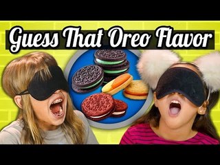 GUESS THAT OREO CHALLENGE! (Kids Vs. Food)