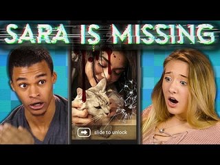 SARA IS MISSING S.I.M. | Creepy Horror Game (Teens React: Gaming)