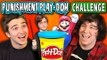 PUNISHMENT PLAY-DOH CHALLENGE (ft. React Cast & FBE Staff) | Challenge Chalice