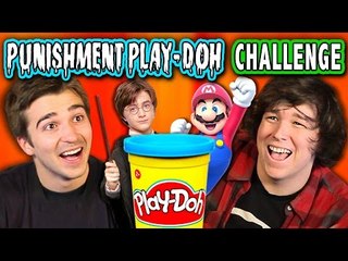 PUNISHMENT PLAY-DOH CHALLENGE (ft. React Cast & FBE Staff) | Challenge Chalice