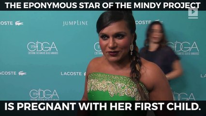 Mindy Kaling is pregnant!