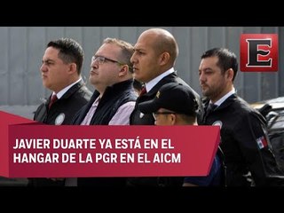 Javier Duarte llega a México procedente de Guatemala
