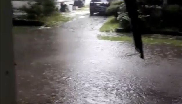 Rain and Hail Cause Flash Floods in Eastern Pennsylvania