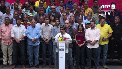 Oposición venezolana llama a paro contra Maduro