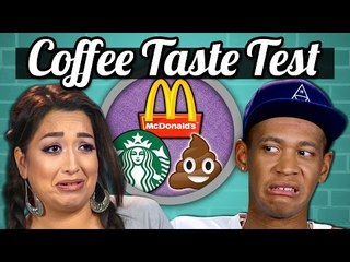 ADULTS VS FOOD - COFFEE!  (McDonalds, Starbucks, Poop?!)